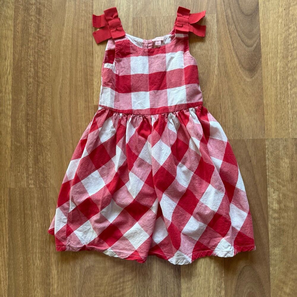 LUCKY PENNY red plaid dress.